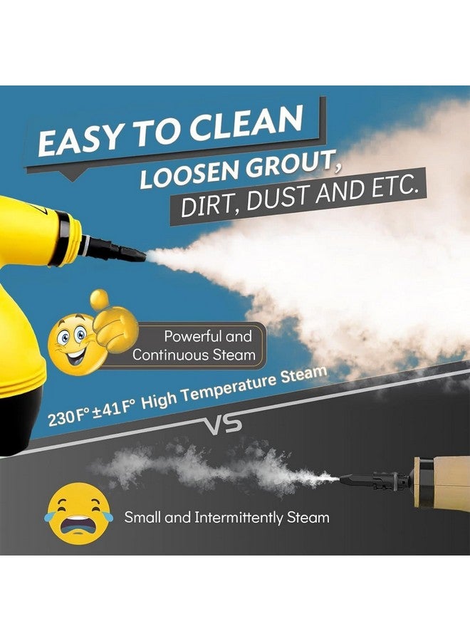 SHOPOBOX SHOPOBOX Multi-Purpose Portable Steam Cleaner | Handheld Multipurpose Steam Cleaning for Car, Kitchen, Bathroom, Glass, Upholstery | 9 Accessories Kit | Steam  - Image 5