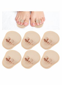 KASTWAVE 6 Pieces Toe Separator, Double Toe Straightener Hammer Toe Corrector, for Crooked Toes Relieving Foot Pain Overlapping Toes, Pressure, Discomfort, Suitable for High Heels Sneakers  - Image 1