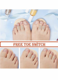 KASTWAVE 6 Pieces Toe Separator, Double Toe Straightener Hammer Toe Corrector, for Crooked Toes Relieving Foot Pain Overlapping Toes, Pressure, Discomfort, Suitable for High Heels Sneakers  - Image 3