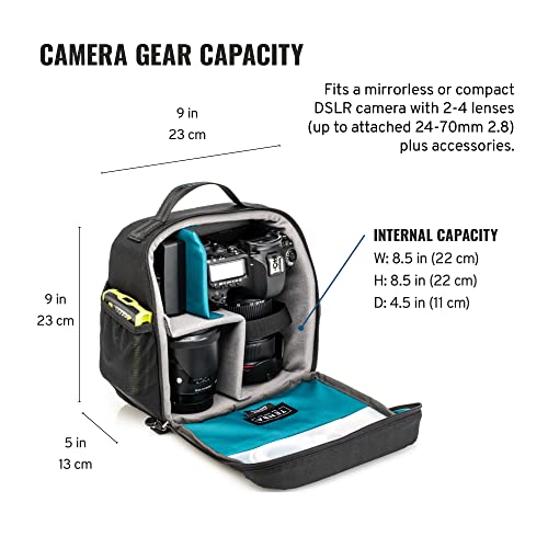 Tenba BYOB 9 DSLR Backpack Insert - Turns any bag into a camera bag for DSLR and Mirrorless cameras and lenses – Blue (636-623) - Image 2