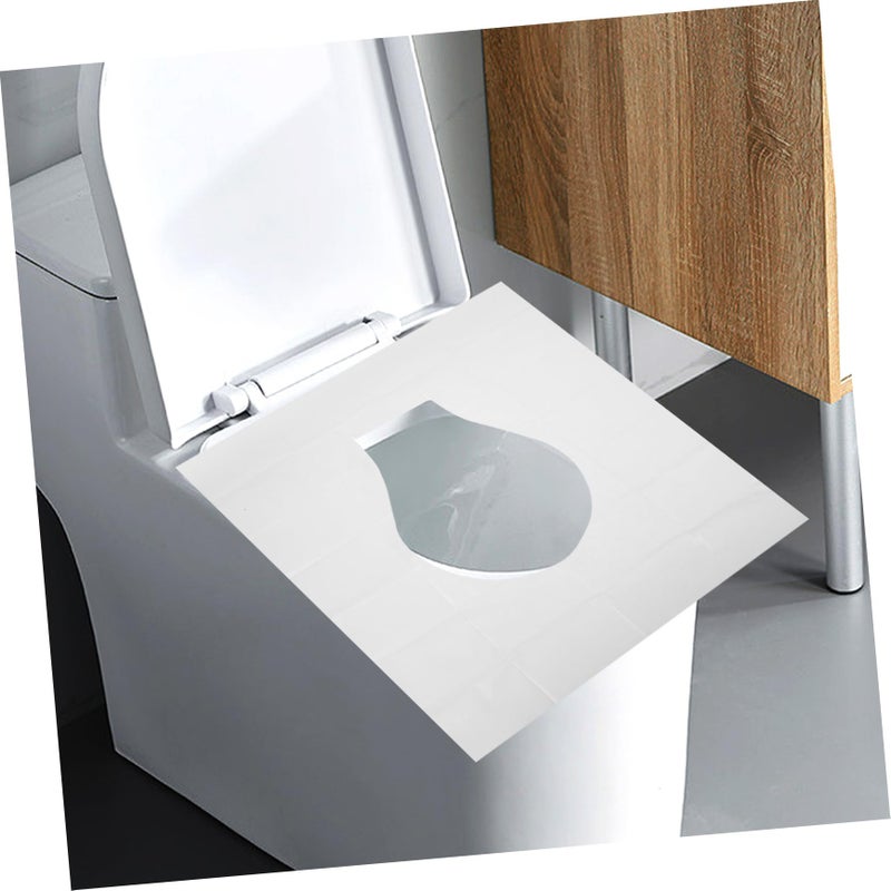 Water Soluble Disposable Toilet Seat Covers 5 Pack Eco Friendly Wood Pulp For Travel - Image 4