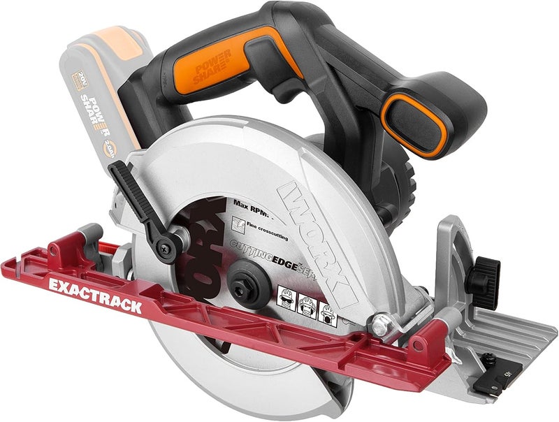 WORX WX530.9 EXACTRACK 18V 20V MAX Cordless Circular Saw - (Tool Only - Battery & Charger Sold Separately) - Image 2