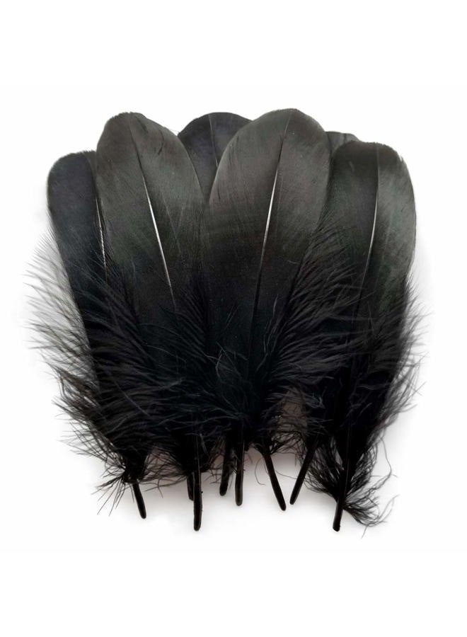 Sowder Natural Goose Feathers Clothing Accessories Pack of 100(black) - Image 1