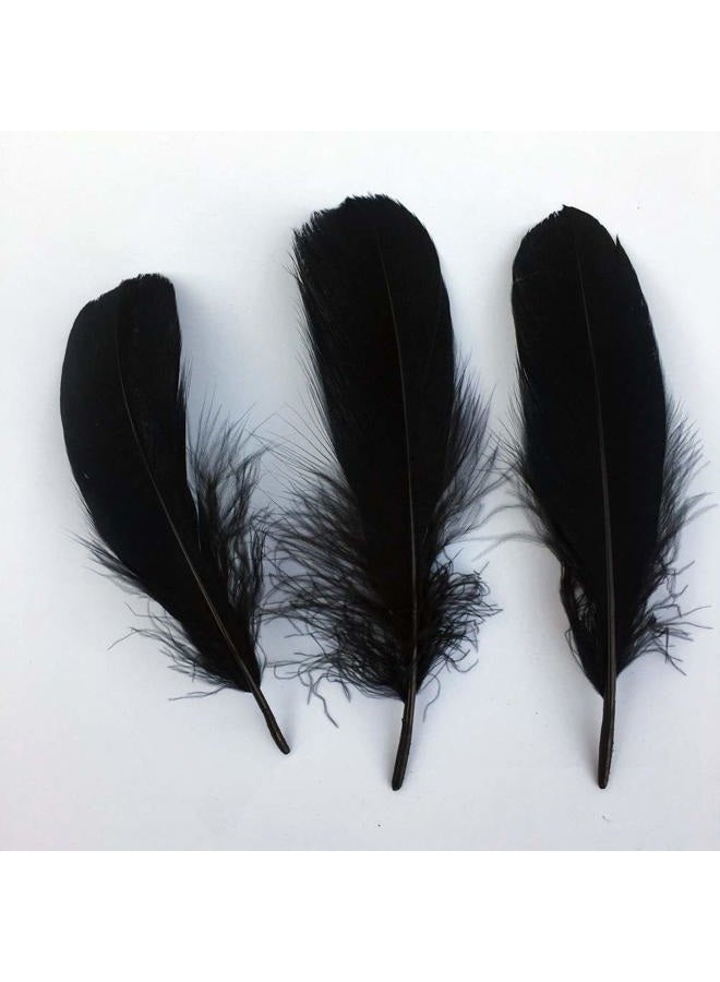 Sowder Natural Goose Feathers Clothing Accessories Pack of 100(black) - Image 3