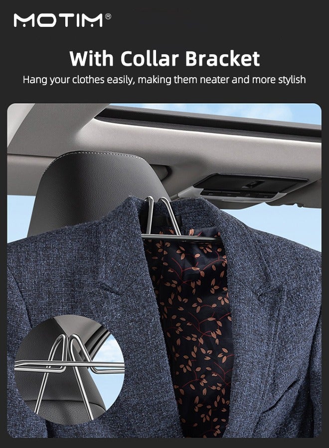Motim Car Coat Hanger, Headrest Back Seat Coat Hanger, Multifunctional Extendable Car Hanger For Coat Suit Jacket - Image 3