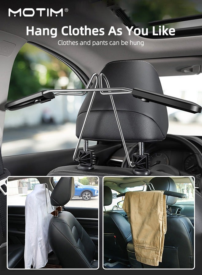 Motim Car Coat Hanger, Headrest Back Seat Coat Hanger, Multifunctional Extendable Car Hanger For Coat Suit Jacket - Image 4
