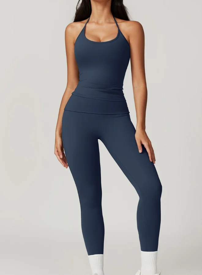 KAWN.YOGA Womens Top Shoulder Strap Sleeves