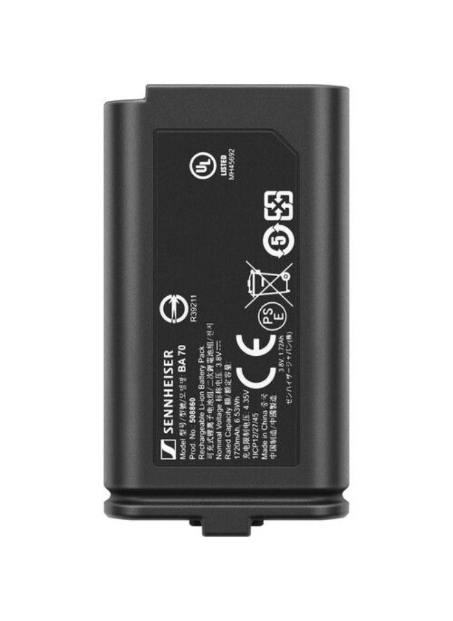 Sennheiser - Sennheiser Portable Digital UHF Wireless Microphone System With ME 2 Omnidirectional Lavalier Mic (R1-6: 520 To 576 MHz) - Image 1