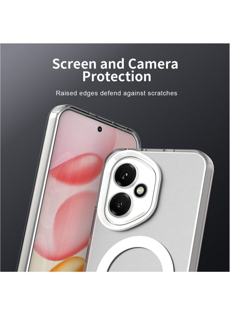 Fankalo Magnetic Phone Case for Honor 400 5G,Supports Wireless Charging, TPU Shockproof Phone Cover,Anti-Slip,No Yellowing - Image 5
