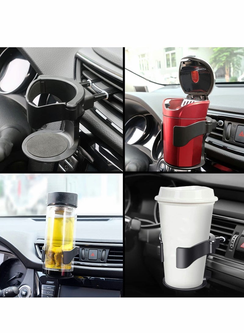 Y&D Car Cup Holder, Universal Vent Water Bottle Holder Bracket with Clip, Multifunctional Drink for Truck Van Coffee Juice Tea Cups 2pcs  - Image 4