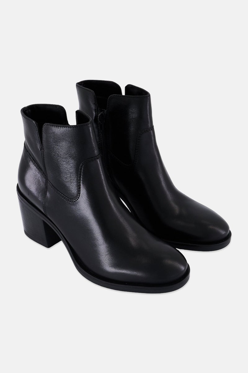 clarks Women Standard Valvestibo Zipper Closure Ankle Boots, Black - Image 1