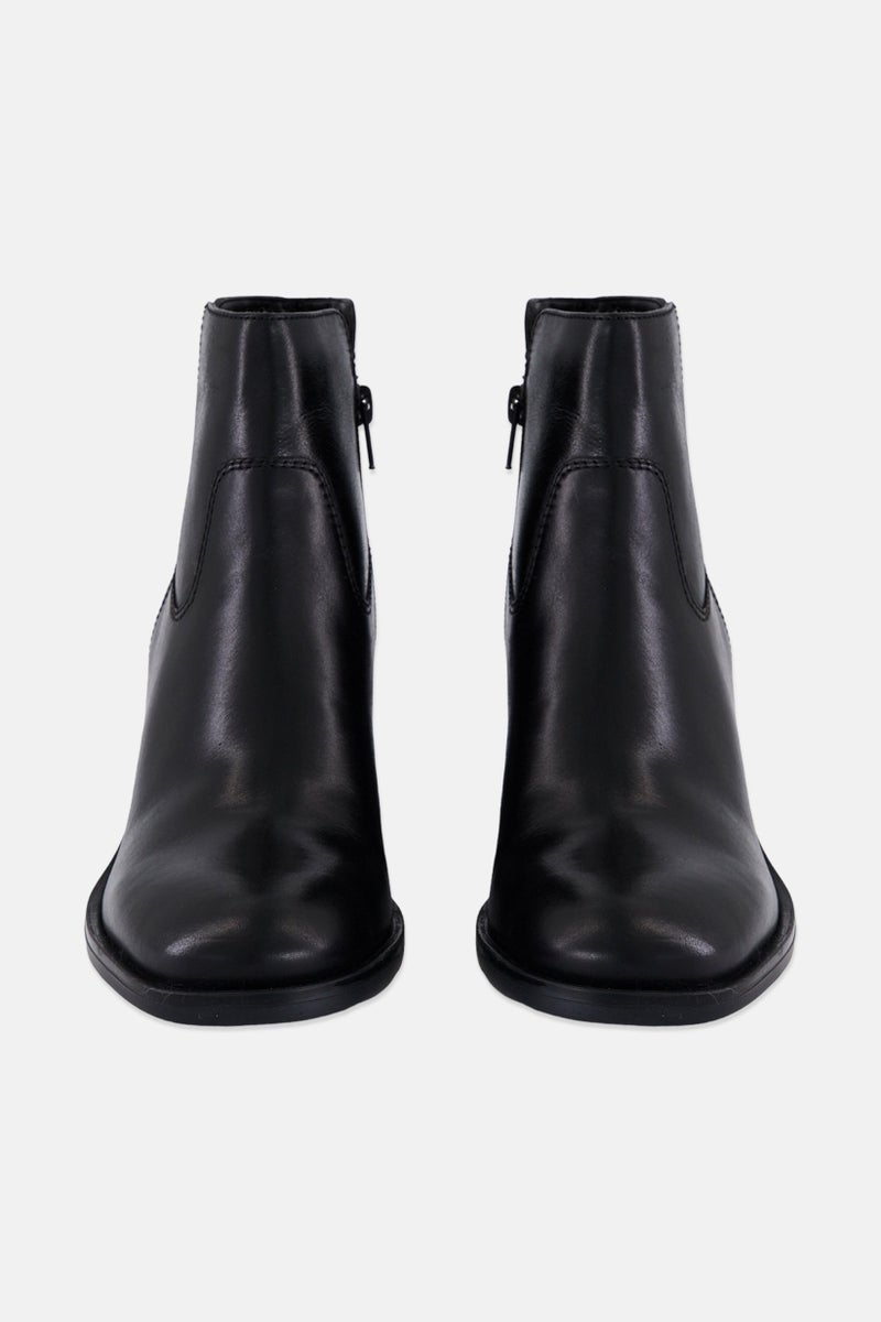 clarks Women Standard Valvestibo Zipper Closure Ankle Boots, Black - Image 3