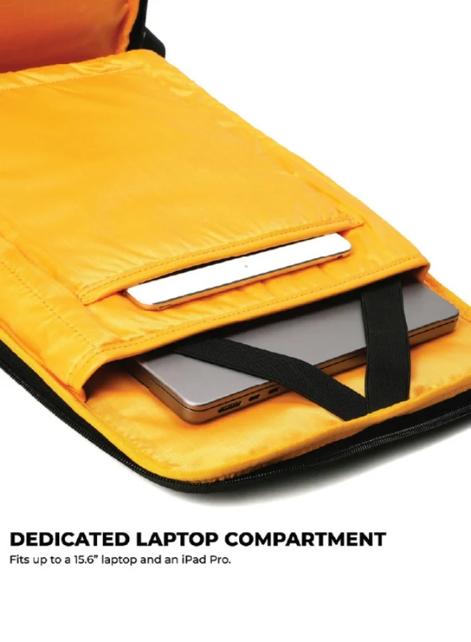 موكوبارا للتجارة ذ.م.م The Radio Backpack Water-Resistant 15.6" Laptop Bag with Luggage Sleeve for Work, Travel, and Daily Use - Suitable for Men and Women