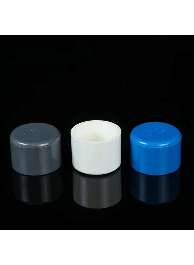DN20 PVC Pipe Cap Plug Leakproof End Fitting For Plumbing HVAC 5PCS White - Image 3