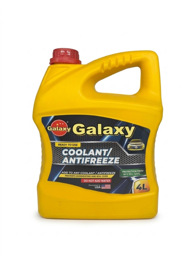 Radiant Coolant Antifreeze 4L - Green  Ready to Use Formula, Engine Protection -34°C to 121°C, Prevents Overheating & Boil Over, Universal Compatibility, USA Formula