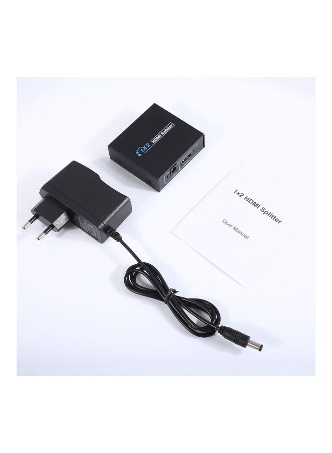 إسكدنيا موزع HDMI بمنفذين لجهاز بلايستيشن 3 أسود - Image 4