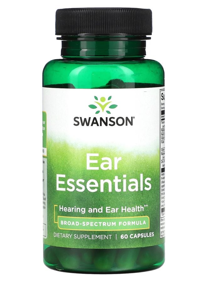SWANSON أساسيات الأذن 60 كبسولة
