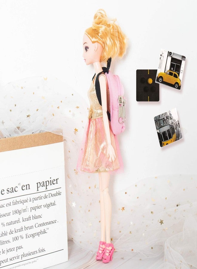 SOTOGO 31 Pieces Doll Accessories Include 10 Pieces Mini Doll Backpacks Mini Doll Bag Cute Zipper Backpack Mini Books Backpacks and 21 Pieces Miniatures Doll Books for Doll Accessories - Image 4