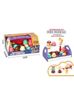 Swift Ice Cream Toy for Girls and Boys, Pretend Play Food Toddler Toys, Toy Shop Food for Role Play Kids Toy Food Gift for 3 Year Old Boy or Girl  - Image 2