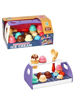 Swift Ice Cream Toy for Girls and Boys, Pretend Play Food Toddler Toys, Toy Shop Food for Role Play Kids Toy Food Gift for 3 Year Old Boy or Girl  - Image 1