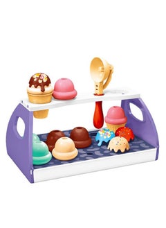 Swift Ice Cream Toy for Girls and Boys, Pretend Play Food Toddler Toys, Toy Shop Food for Role Play Kids Toy Food Gift for 3 Year Old Boy or Girl  - Image 4