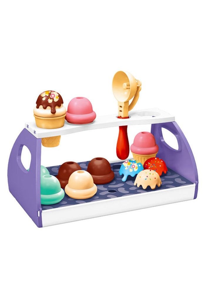 Swift Ice Cream Toy for Girls and Boys, Pretend Play Food Toddler Toys, Toy Shop Food for Role Play Kids Toy Food Gift for 3 Year Old Boy or Girl  - Image 4