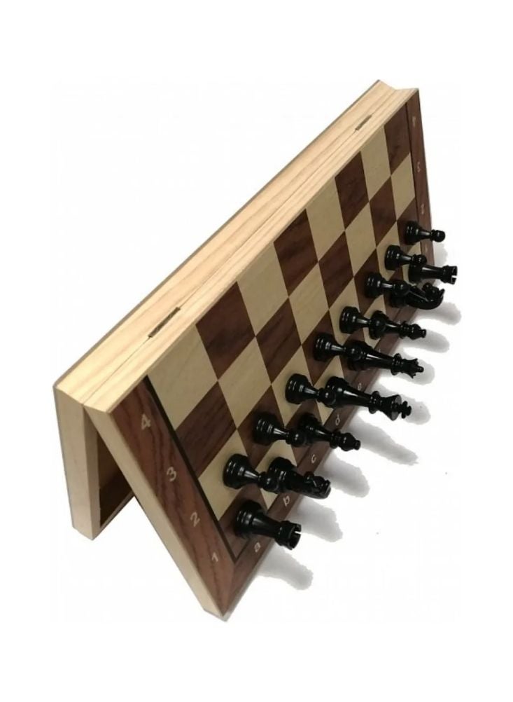 Premium Wooden Chess Board Game with Black & White Pieces – Classic Strategy Game for Family Play - Image 3