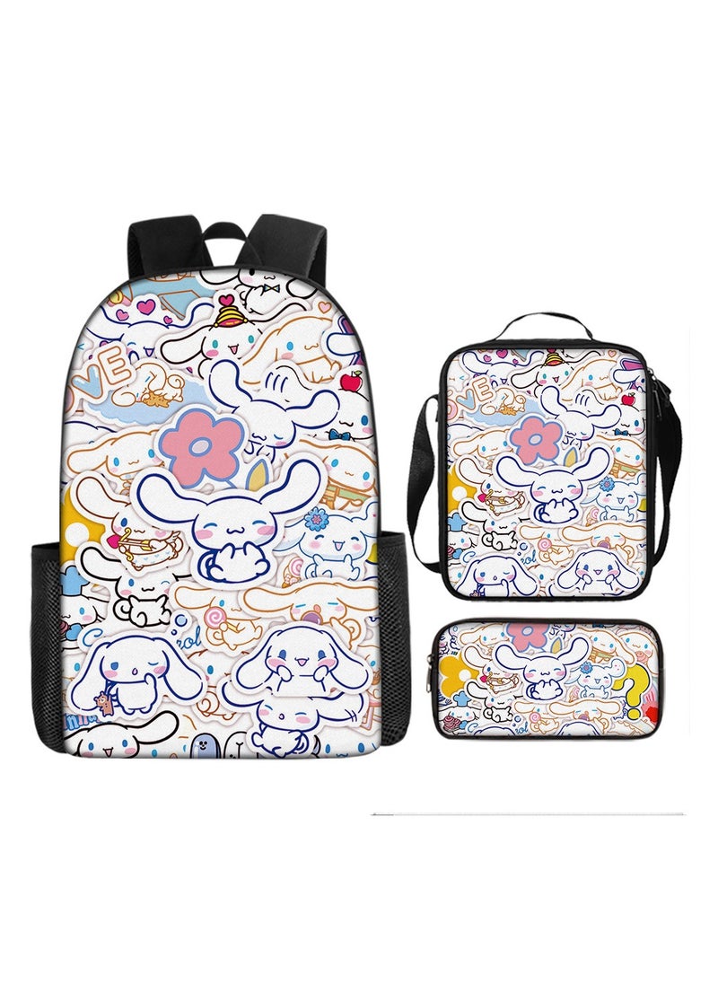 Generic - Cartoon anime backpack for primary and secondary school students, large capacity casual lightweight backpack, cartoon shoulder bag, pencil case, pencil case, and pencil case - Image 1
