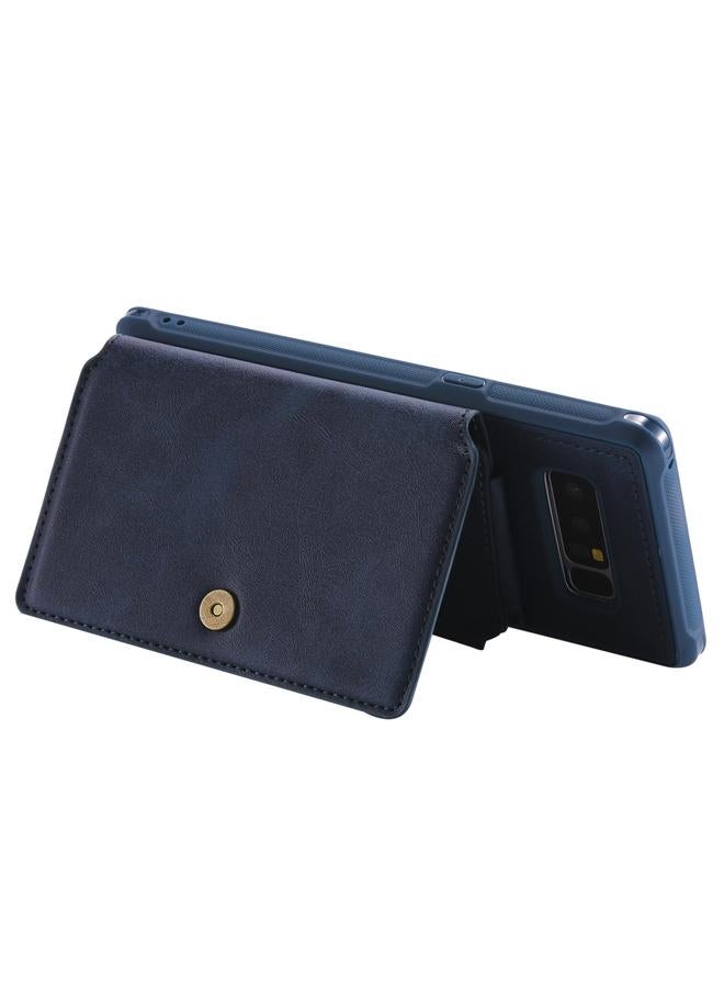 زبون جراب لهاتف Galaxy Note 8، جراب واقٍ مقاوم للصدمات بسحاب مع فتحات للبطاقات وقوس وحامل للصور ووظيفة المحفظة - Image 4