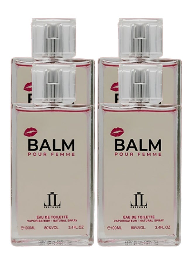 بالم 4 قطع عطر بالم للنساء 100 مل - Image 1