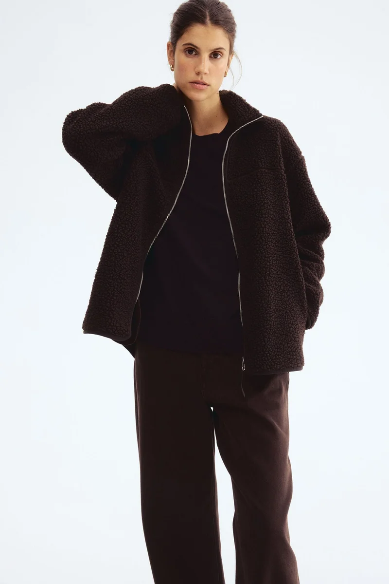 H&M MAMA Before &amp; After Babywearing teddy jacket