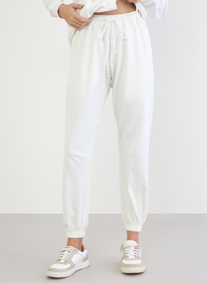 Styli Off White Oversized Hoodie and Joggers Co-Ords - Image 4