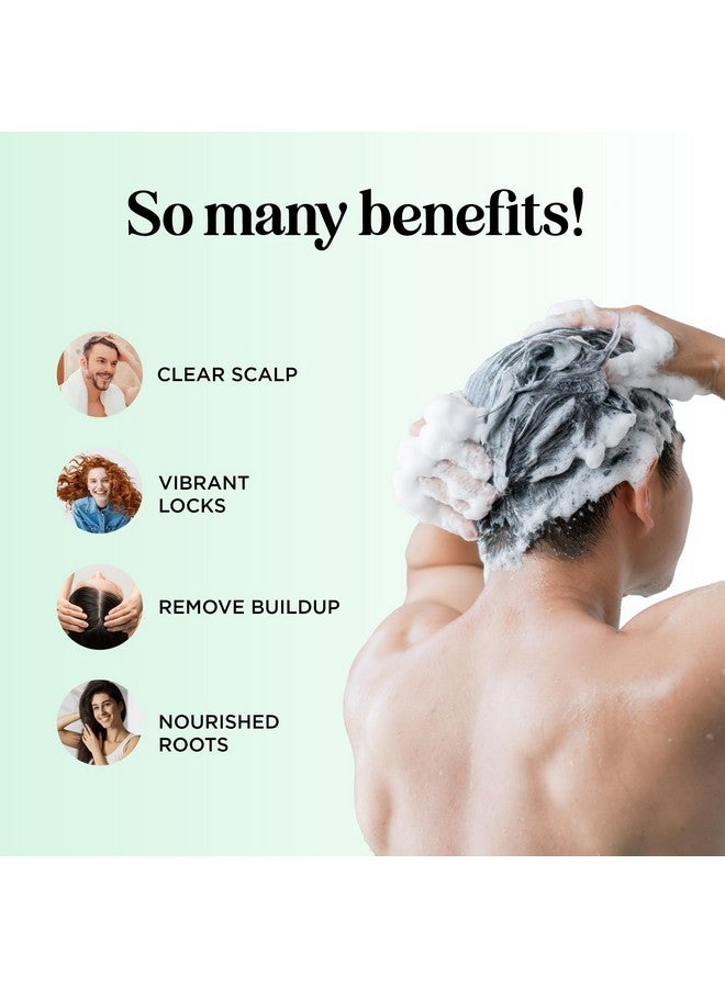 مايبل هوليستكس شامبو منقي للشعر المتراكم والدهني - شامبو التنظيف العميق مع إكليل الجبل - ليمون منعش للشعر الدهني وزيت الجوجوبا لتنظيف فروة الرأس - شامبو مضاد للبقايا لفروة رأس صحية - 8 أونصة - Image 3