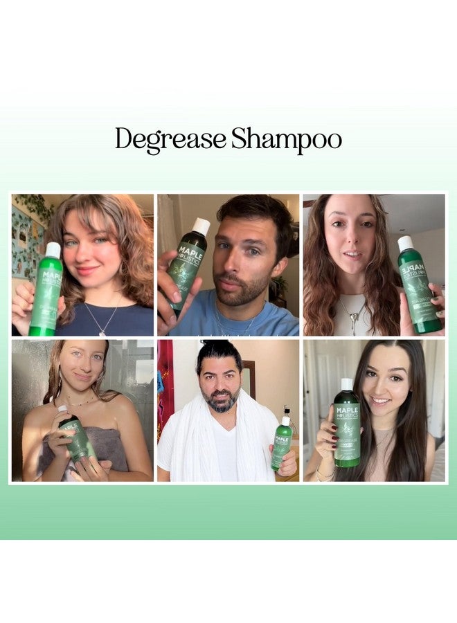 مايبل هوليستكس شامبو منقي للشعر المتراكم والدهني - شامبو التنظيف العميق مع إكليل الجبل - ليمون منعش للشعر الدهني وزيت الجوجوبا لتنظيف فروة الرأس - شامبو مضاد للبقايا لفروة رأس صحية - 8 أونصة - Image 2