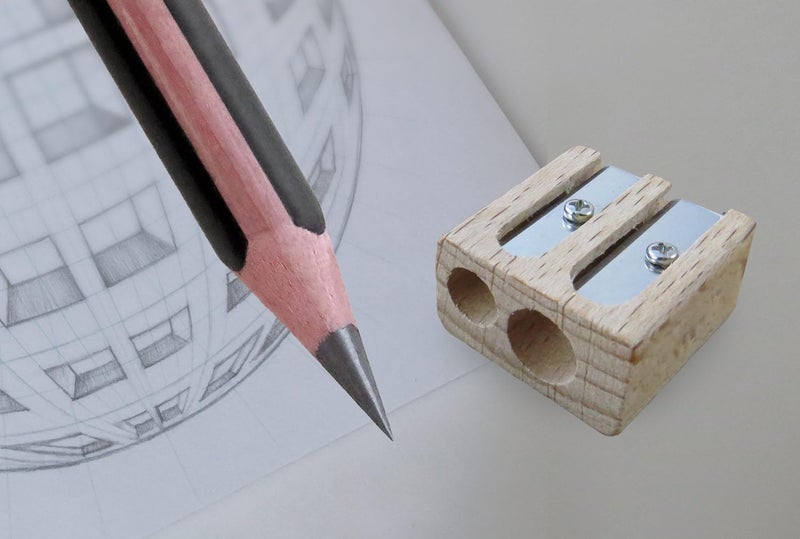 Koala Tools | Double Pencil Sharpener (Small & Large Hole) - for Regular or Jumbo Graphite & Colored Pencils - Mini, Manual, Hand-Held Sharpener (Works with Koala Tools Bear Claw Pencils) - Image 2