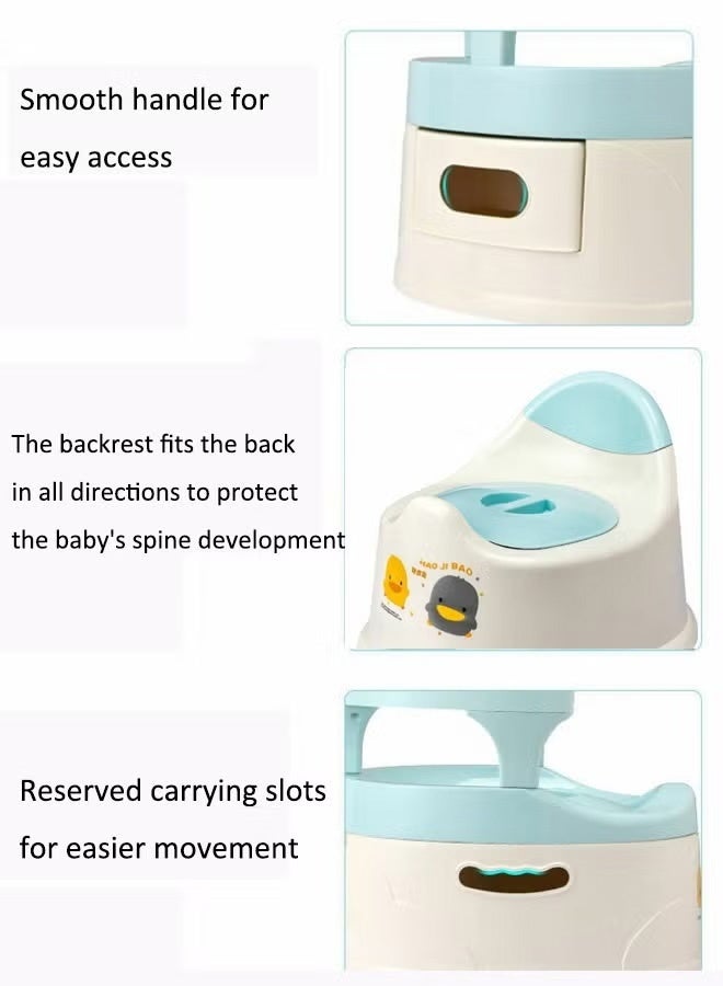 Berma Baby مرحاض تدريب الطفل على استخدام المرحاض، مقعد لطيف لتدريب الطفل على استخدام المرحاض، مقعد مرحاض للأطفال، مقعد تدريب الطفل على استخدام المرحاض، مرحاض تدريب الأطفال على استخدام المرحاض للسفر والمنزل، كرسي مرحاض محمول للبنات والأولاد والأطفال الصغار - Image 5