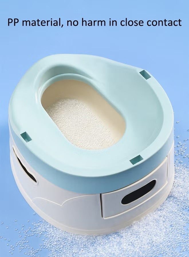 Berma Baby مرحاض تدريب الطفل على استخدام المرحاض، مقعد لطيف لتدريب الطفل على استخدام المرحاض، مقعد مرحاض للأطفال، مقعد تدريب الطفل على استخدام المرحاض، مرحاض تدريب الأطفال على استخدام المرحاض للسفر والمنزل، كرسي مرحاض محمول للبنات والأولاد والأطفال الصغار - Image 4