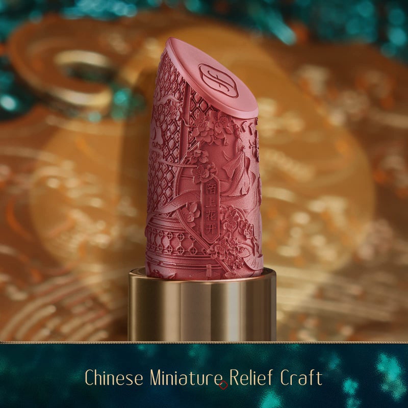 FLORASIS Blooming Rouge Love Lock Lipstick Long-Lasting Sculpting Lipstick Misty Matte Finish Lightweight Nourishing for Everyday Use (M1666 Bed of Roses) - Image 3