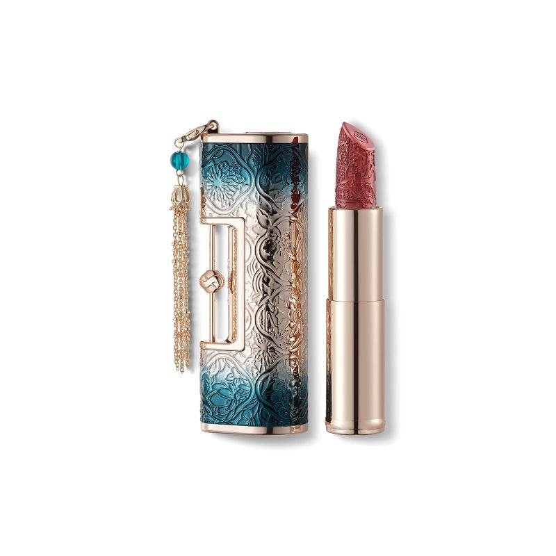 FLORASIS Blooming Rouge Love Lock Lipstick Long-Lasting Sculpting Lipstick Misty Matte Finish Lightweight Nourishing for Everyday Use (M1666 Bed of Roses) - Image 1
