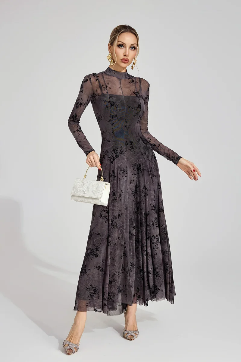 Catchall Black Bronwen Floral Maxi Dress for Women | Best Price UAE