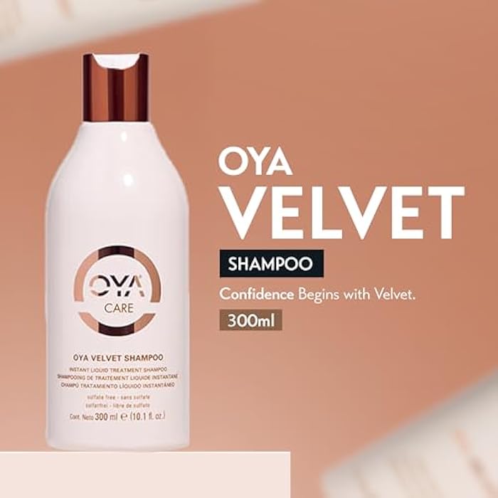 OYA Velvet Shampoo - Moisturizing Caffeinated Shampoo with Minerals and Antioxidants - Hydrating Daily Salon Formula to Nourish, Strengthen, and Revitalize Hair - 300 ml / 10.1 fl oz - Image 2