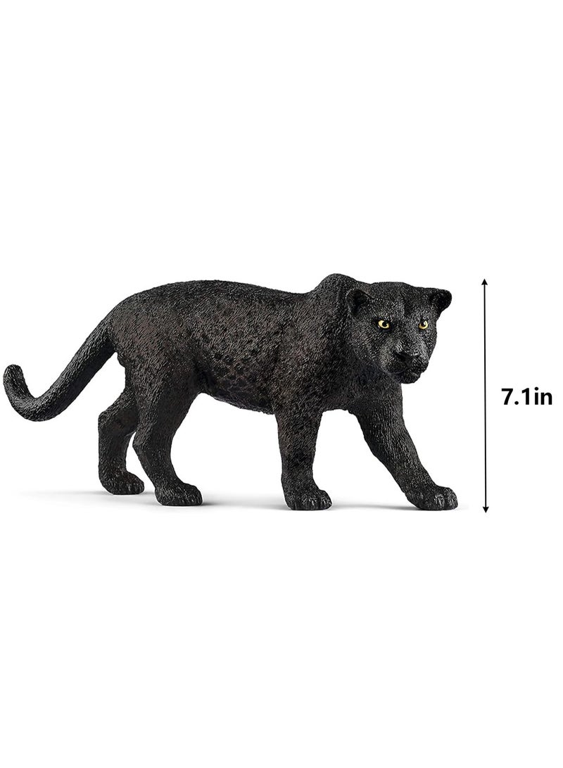 Realistic Black Panther Model - Jungle Animal Model for Kids, Durable Toy for Fun and Imaginative Adventures, Great Gift for Kids Ages 3+ - Image 3