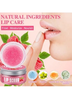 MEC Raspberry Lip Scrub 30g, Exfoliate & Brighten Lip Color, Sugar Crystals, long Lasting Moisturization  - Image 5
