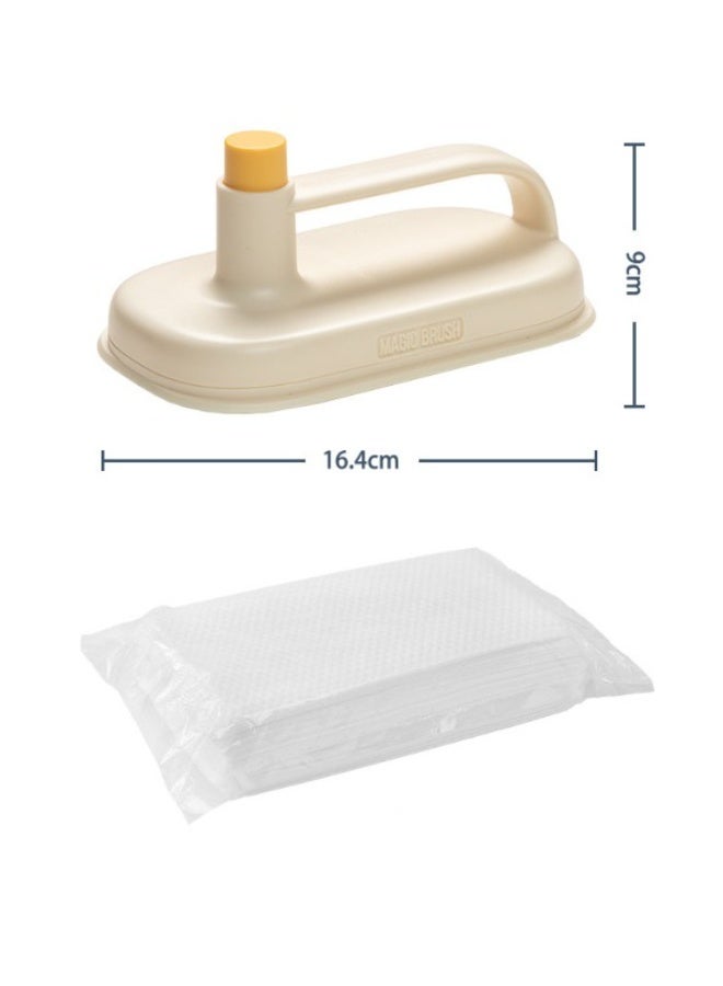 HOMESTAR 50PCS Replaceable Magic Wipe Replacement Core, Refillable, Dishwashing Sponge, Car Cleaner, Tea Stain Remover, Kitchen Magic Scrub Scouring Pad, ABS PC Material, Multi-purpose Cleaning, Suitable For Both Dry and Wet Use - Image 5