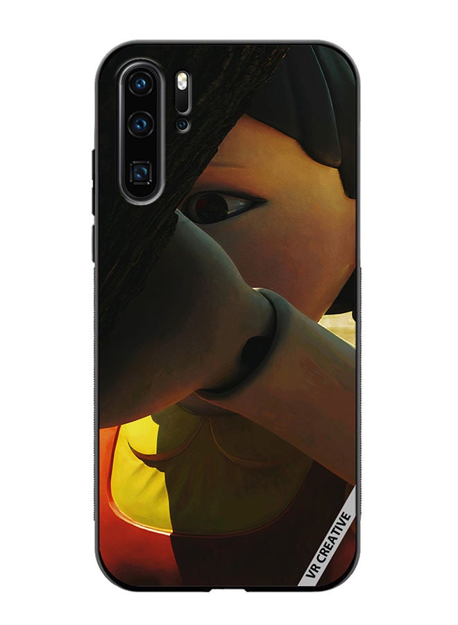 VR CREATIVE Protective Case Cover For Huawei P30 Pro Squid Game Girl Statue Design Multicolour - Image 1