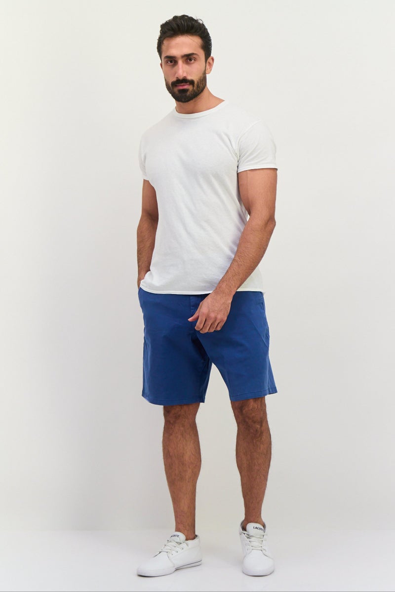 GAP شورتات تشينو سادة للرجال بطول 10 إنش، أزرق - Image 4