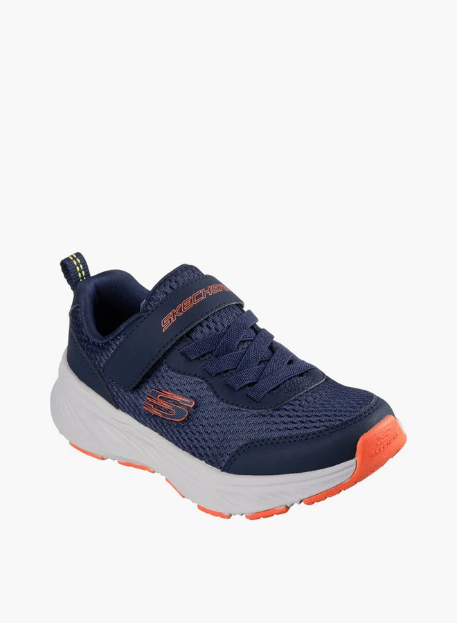 SKECHERS Boys' EDGERIDE Sports Shoes with Hook and Loop Closure - 404800L-NVY
