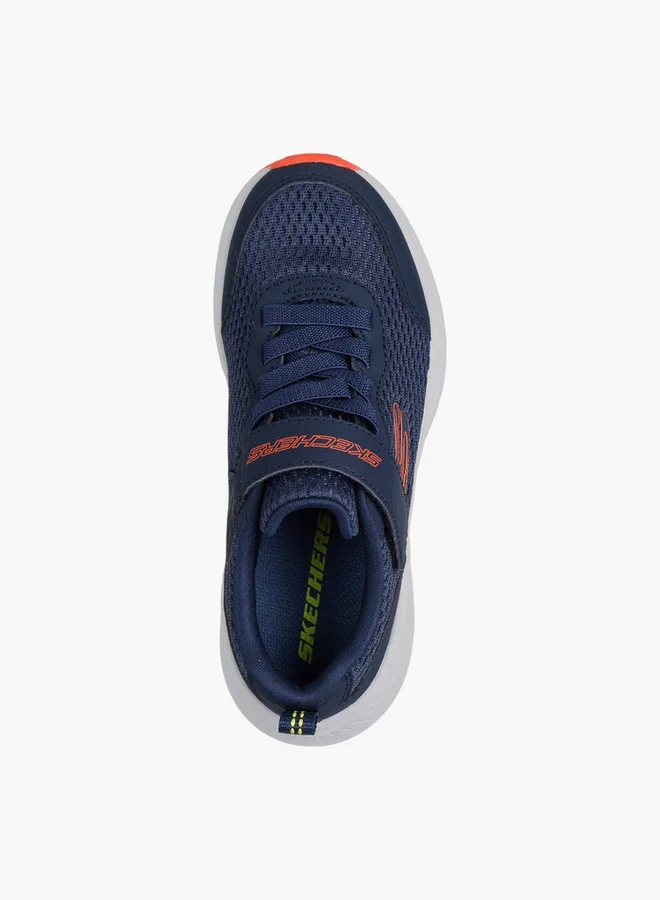 SKECHERS Boys' EDGERIDE Sports Shoes with Hook and Loop Closure - 404800L-NVY