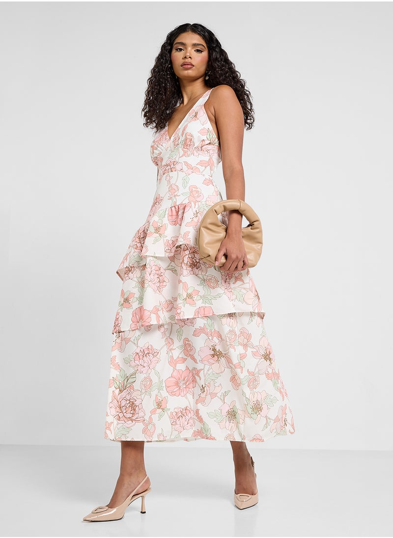 ELLA Floral Print Dress  - Image 4