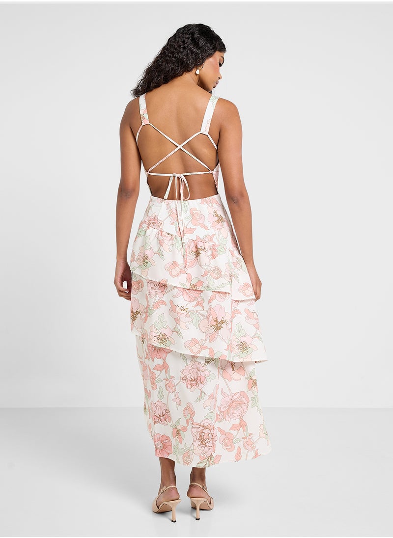 ELLA Floral Print Dress  - Image 2